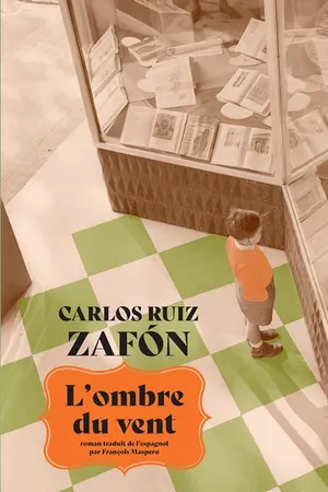 Couverture de La Ombre du vent, Carlos Ruiz Zafón
